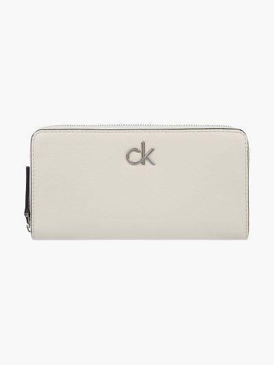 Calvin Klein Táskák & Kiegészítők HU102091 | Calvin Klein Large Zip-Around Női Pénztárca Bézs